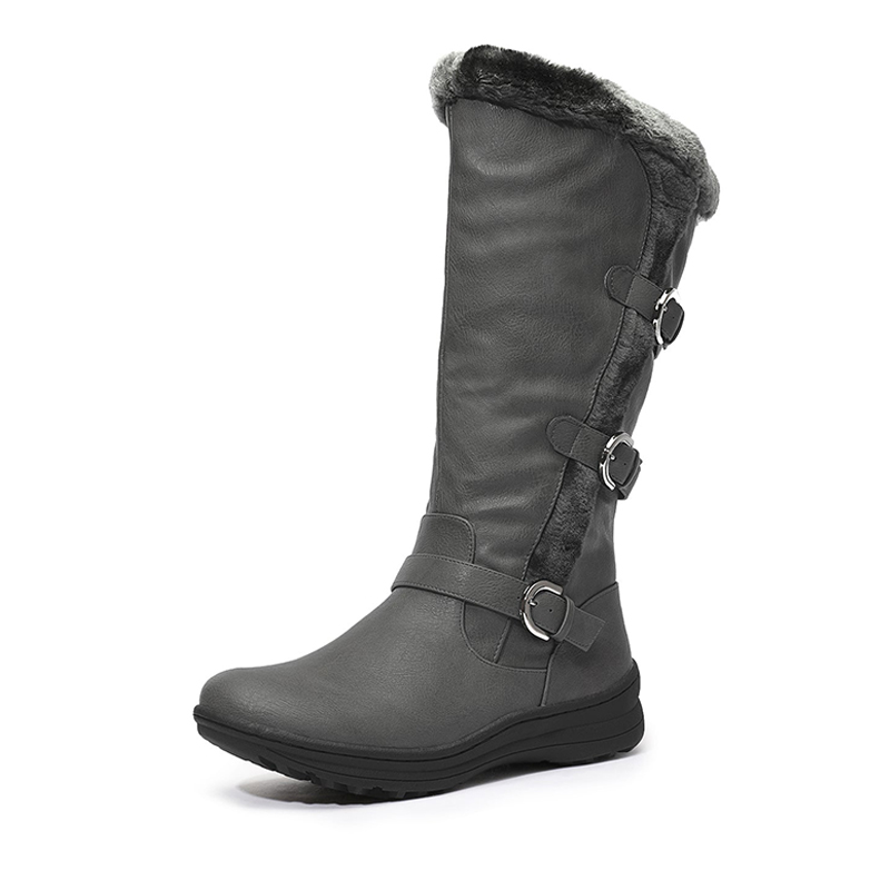 Womens fur lined hotsell knee high boots